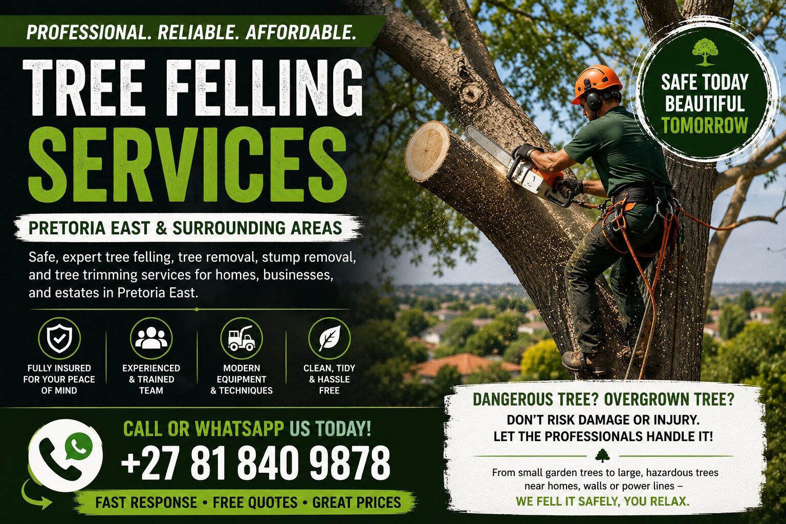 Tree Felling Services Pretoria East