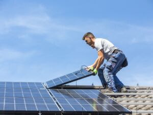 Solar system installation Serengeti